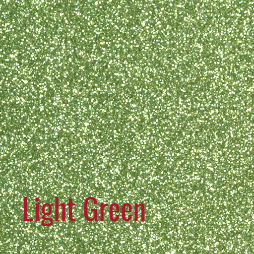 12" Light Green - Siser Glitter Heat Transfer Vinyl (HTV)
