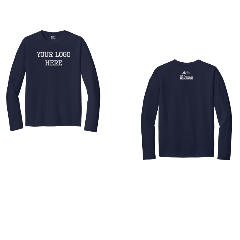 2026 Los Angeles Marathon Partners & Sponsors - "Run In" Adult Unisex Long Sleeve Performance Tee (PC380LS)
