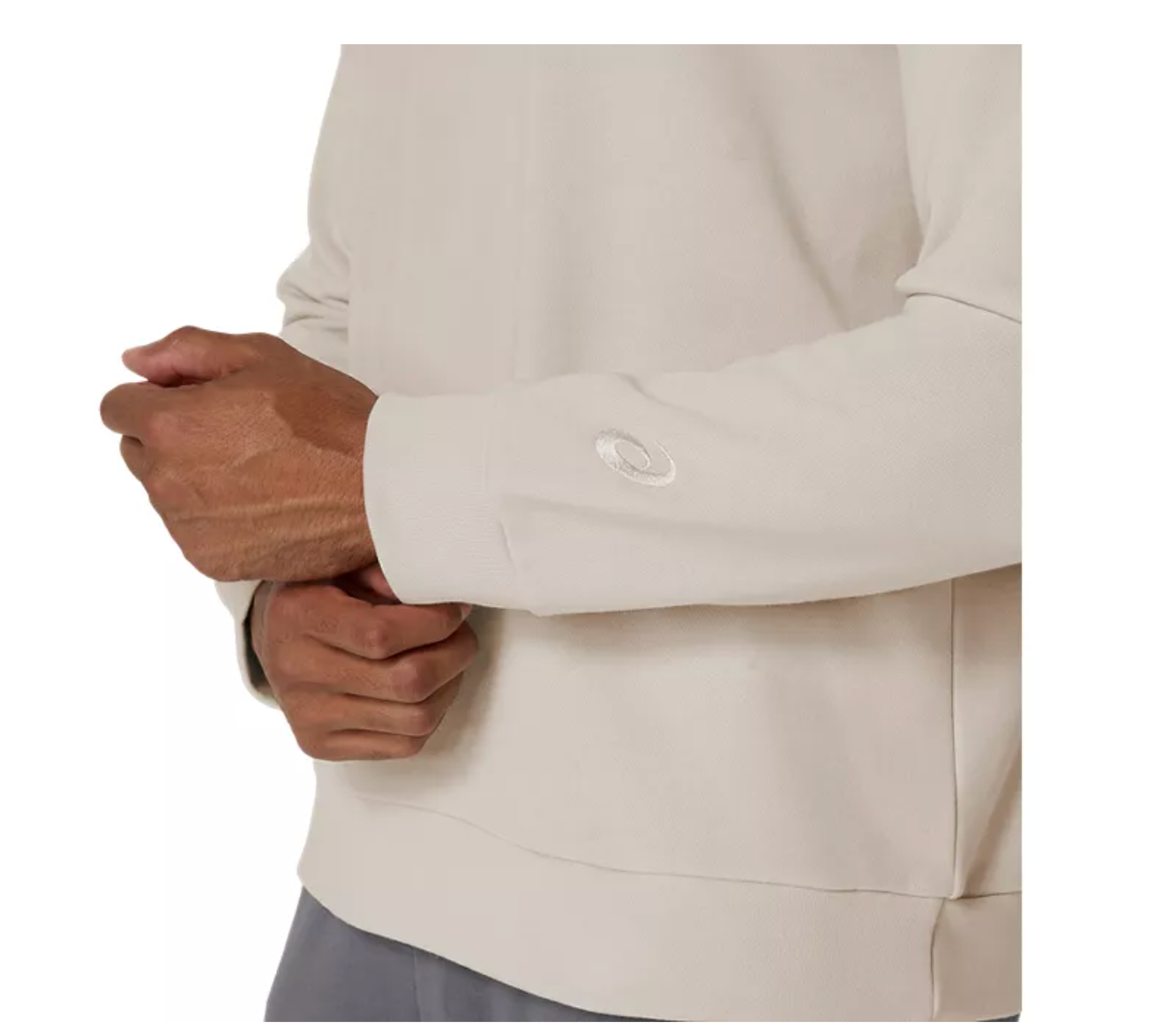 ASICS Sweat Crew Neck Top Oatmeal (2031E908)