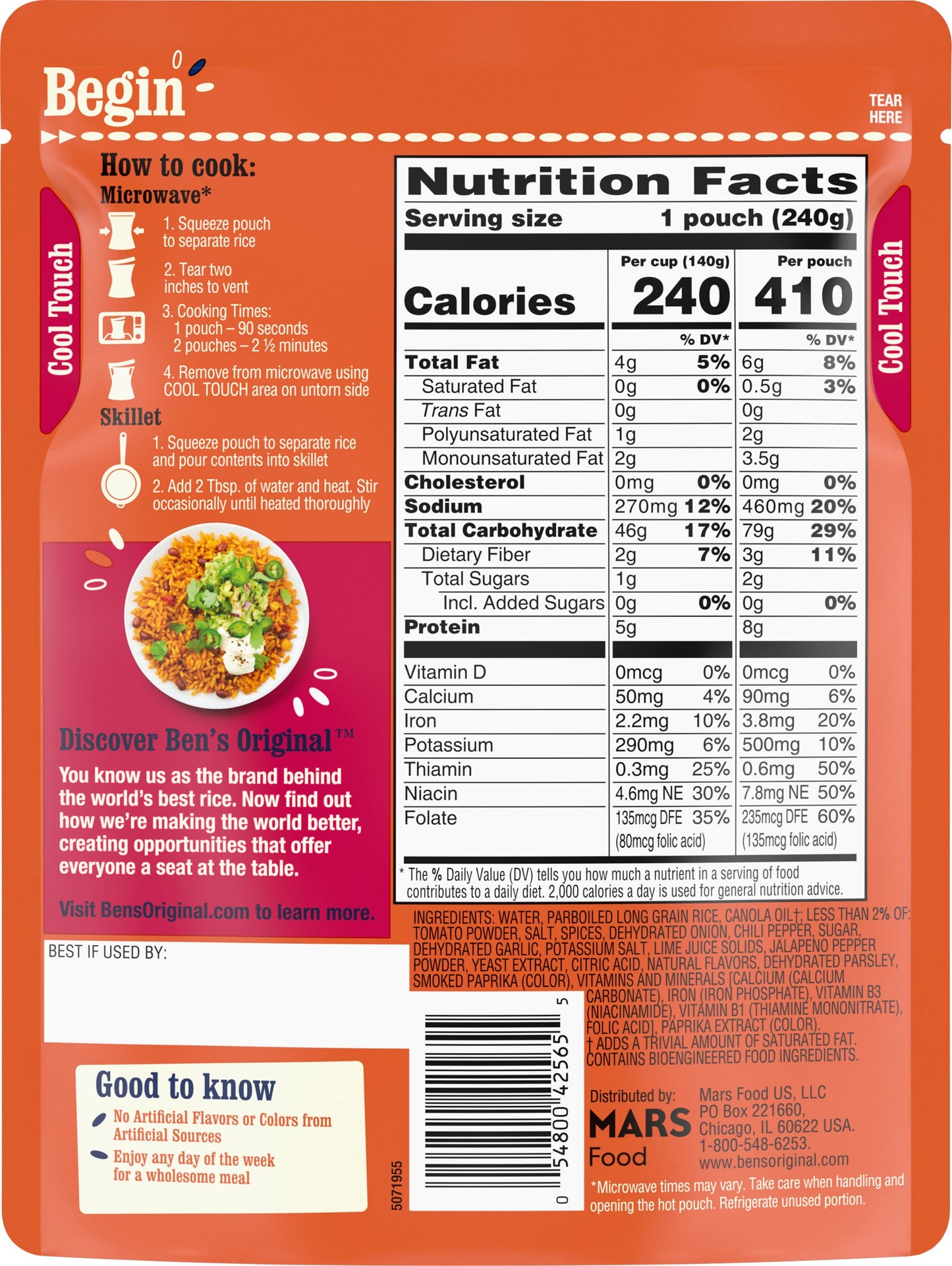 Ben's Original Spicy Mexican Ready Rice - 8.5 OZ 12 Pack