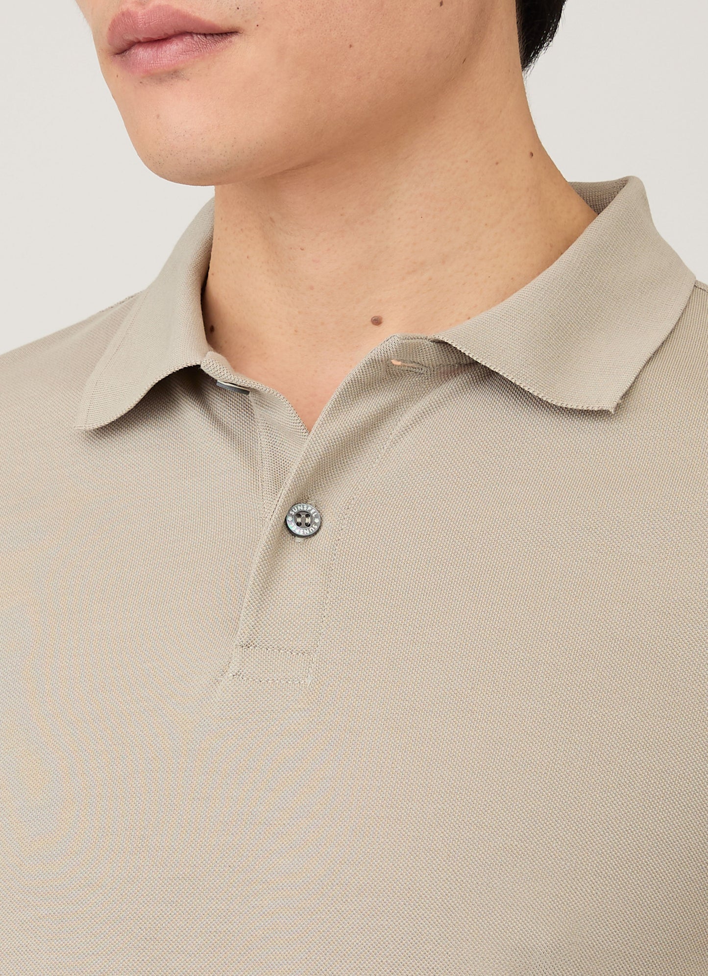 Mens Pique Polo Shirt In Fog Mpol1028 Gyff