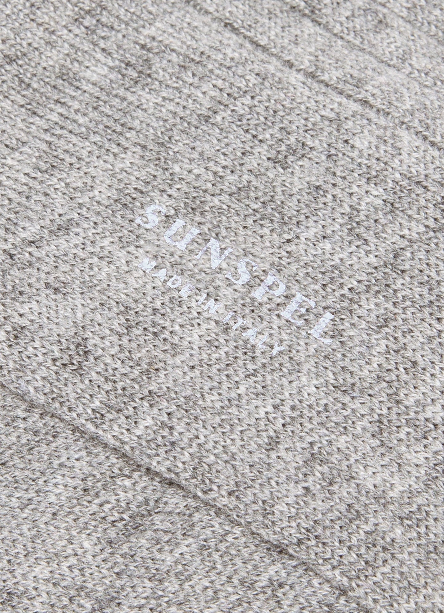 Cashmere Bed Socks In Mid Grey Melange