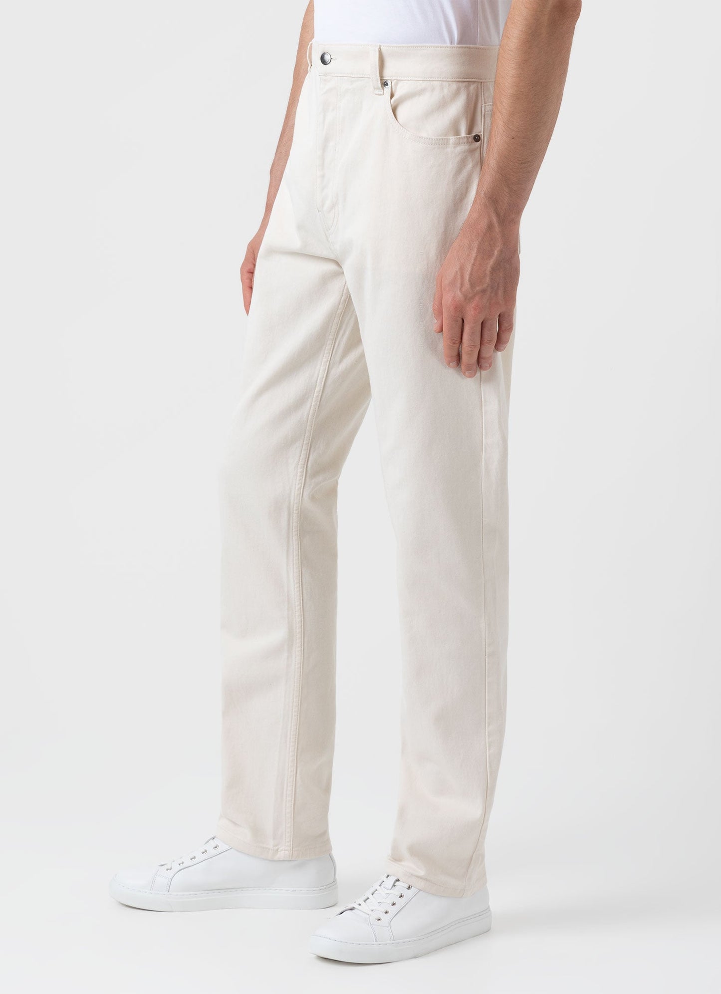 Men S Natural 5 Pocket Trouser In Undyed Mtrs3069U Nuab