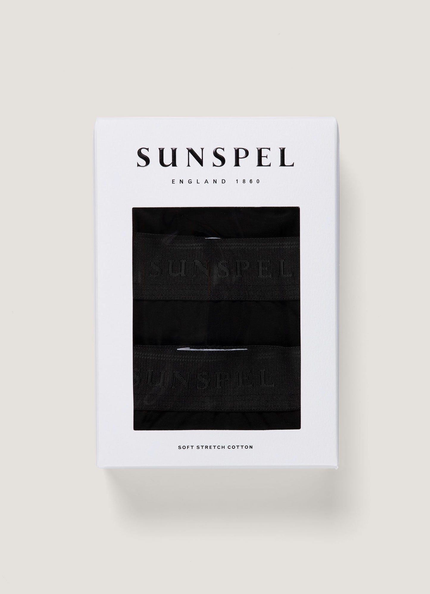 Mens Multipack Stretch Cotton Trunks In Black Packm45 Bkaa