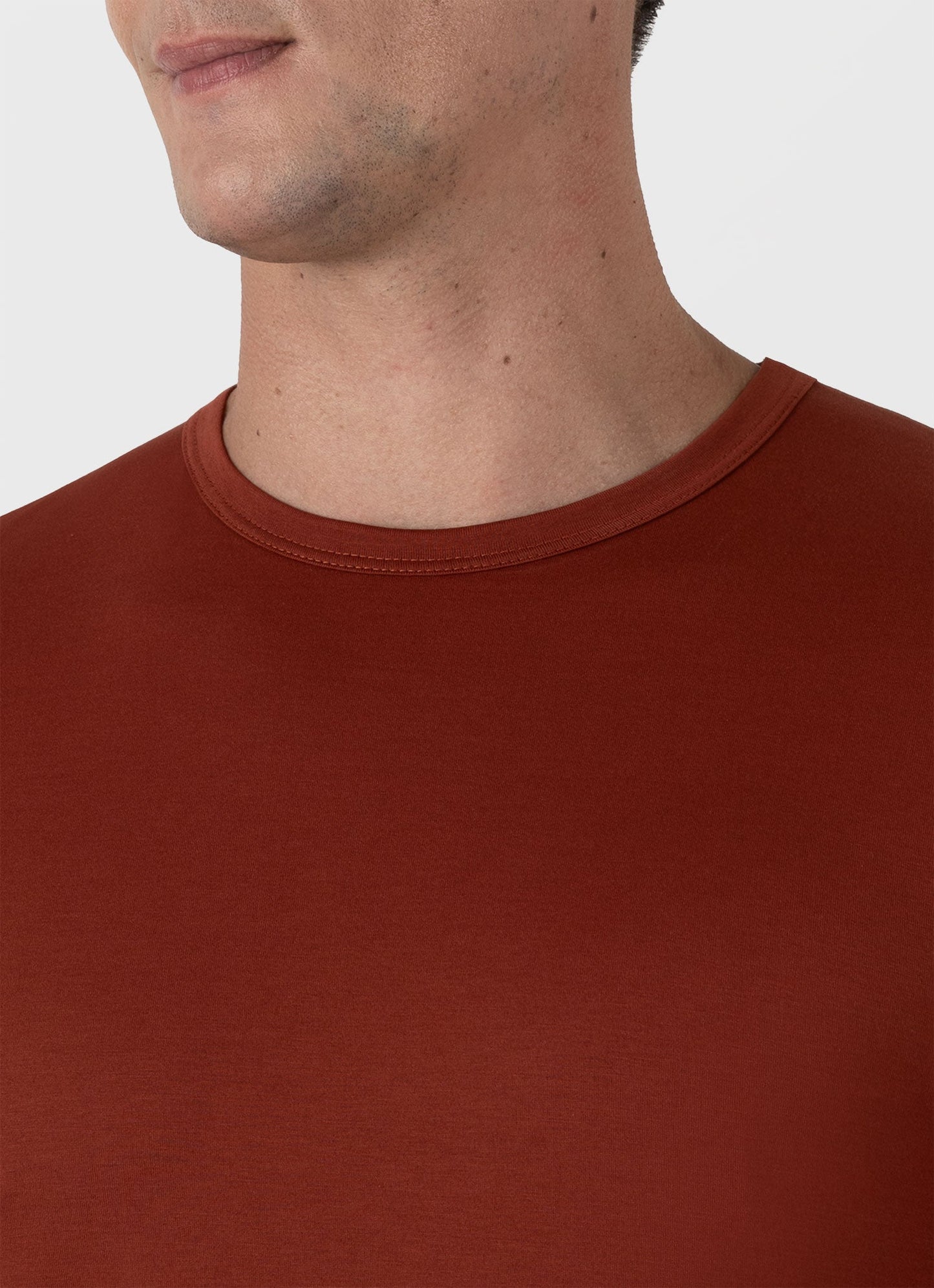 Mens Classic Tshirt In Dark Clay Mtsh0001 Brfp