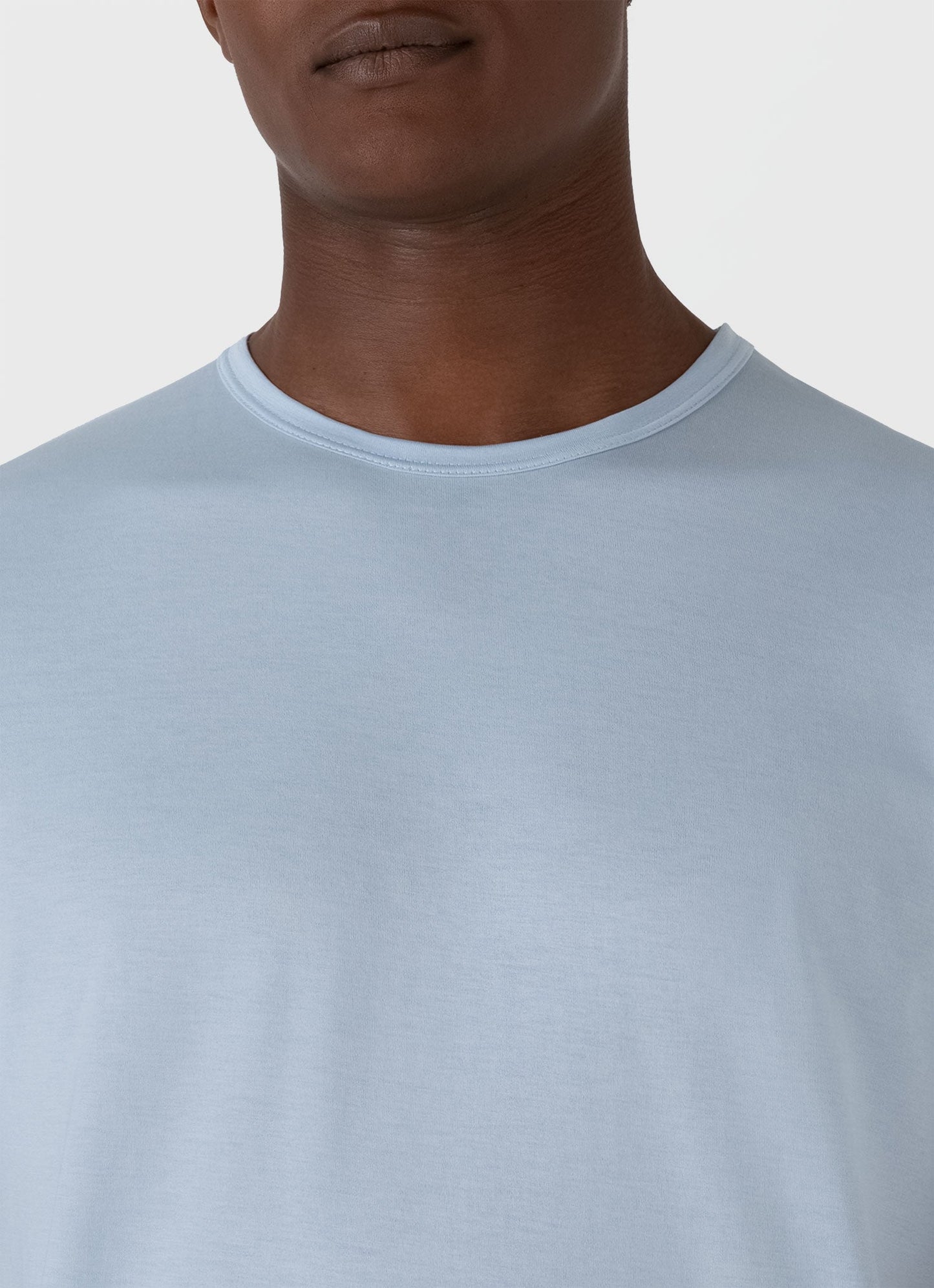 Mens Classic Tshirt In Blue Mist Mtsh0001 Buvq