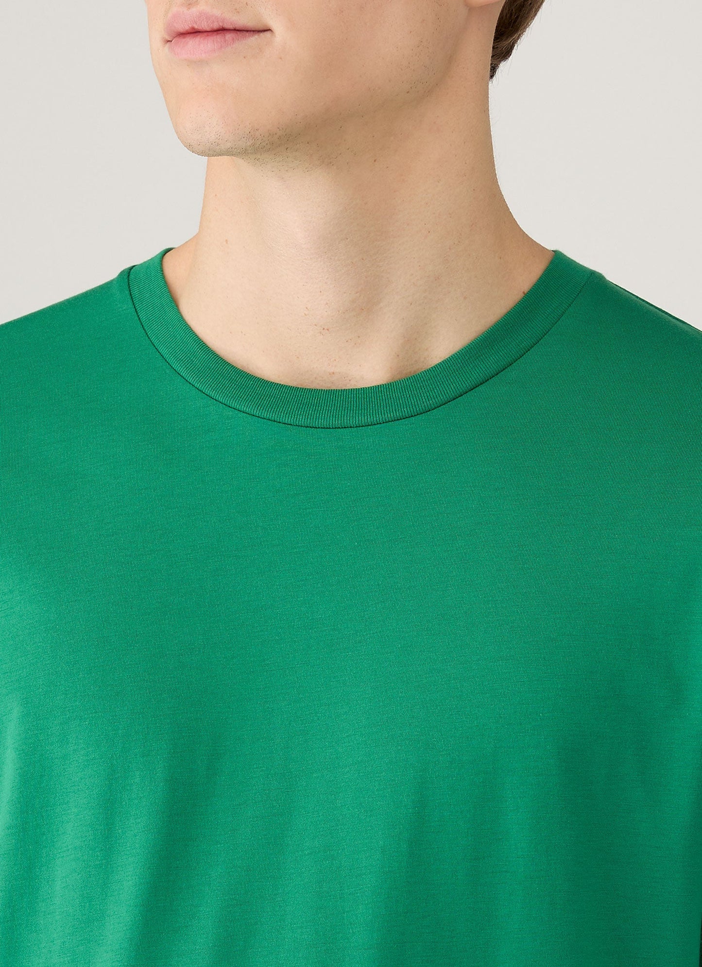 Mens Riviera Midweight Tshirt In Bright Green Mtsh0007R Gnjc