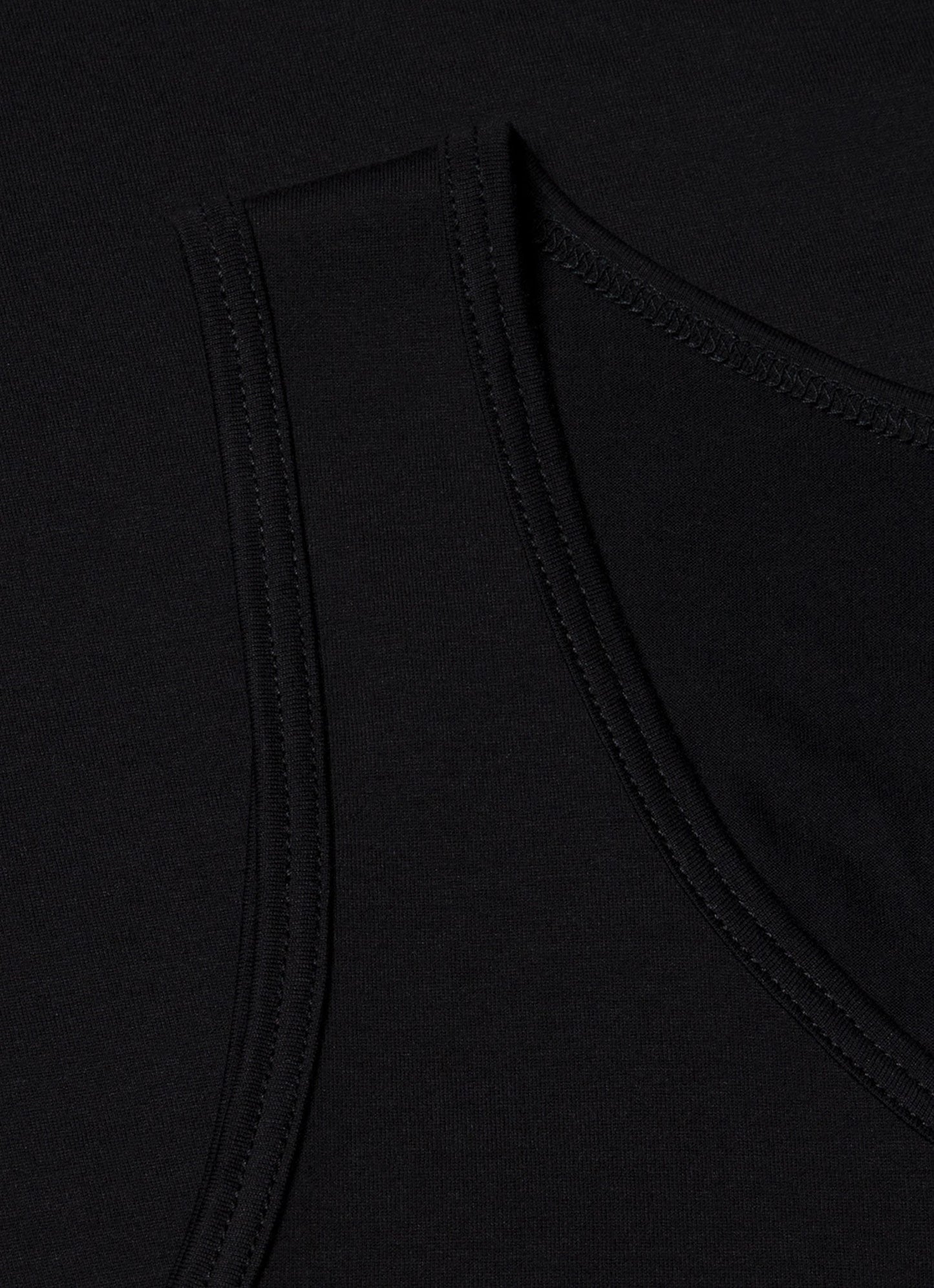Mens Superfine Cotton Vest In Black Mves4203