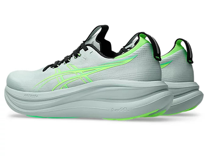 ASICS Men's GEL-NIMBUS 28 Wide - COLD MOSS/ILLUMINATE GREEN