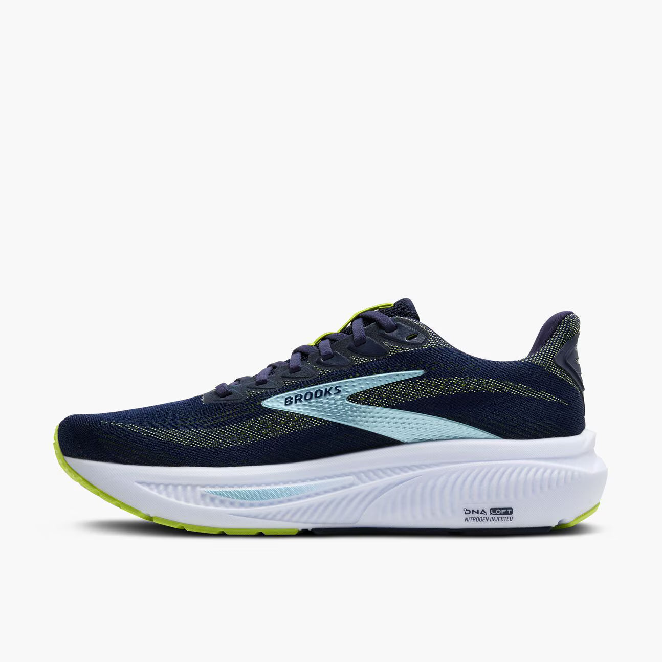 Brooks Men's Ghost 17 - Peacoat/Lime/Blue