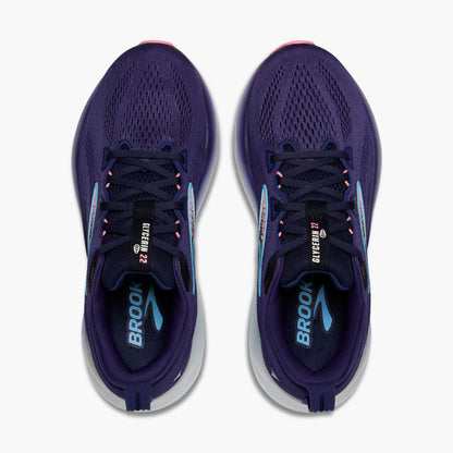 Brooks Women's Glycerin 22 (Extra Wide) - Blue Ribbon/Peacoat/Dianthus