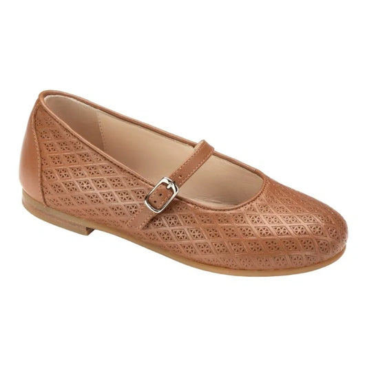 1618 - Tan Soft Leather Strap for Girl by London Kids