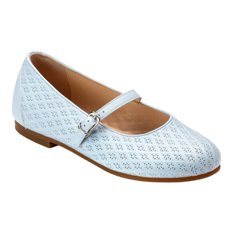 1618 - Blue Soft Leather Strap for Girl by London Kids