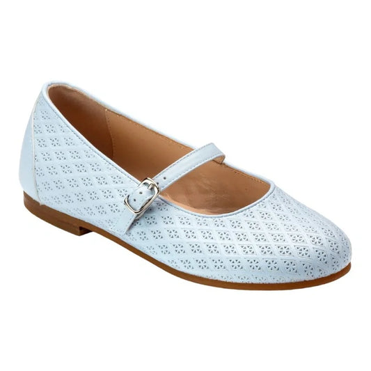 1618 - Blue Soft Leather Strap for Girl by London Kids