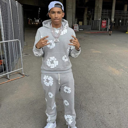 Denim Tears Men's Outfit: Hoodie/Pants (Separate Purchase Options)
