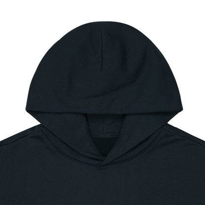 350 GSM 'Dark Navy' Fleece Hoodie