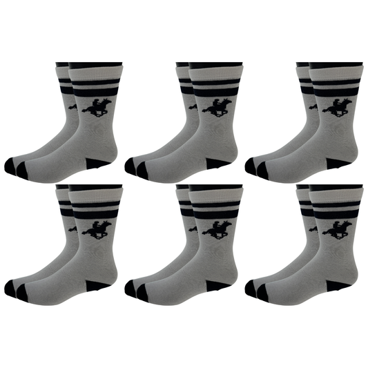 6X U S Polo Assn Livergy Mens Crew Socks Bulk Pack White Navy 1 Pack Of 3 Pairs