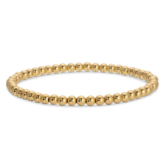 4mm Gold Beaded Bracelet