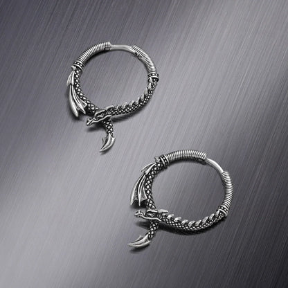 OUROBOROS DRAGON EARRINGS