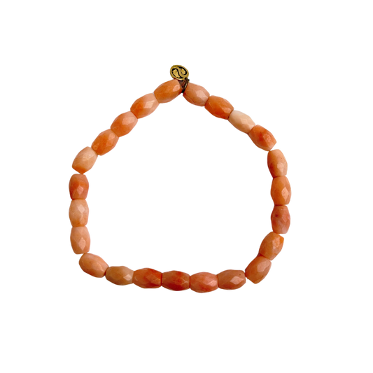 Pink Opal Oval Bracelet