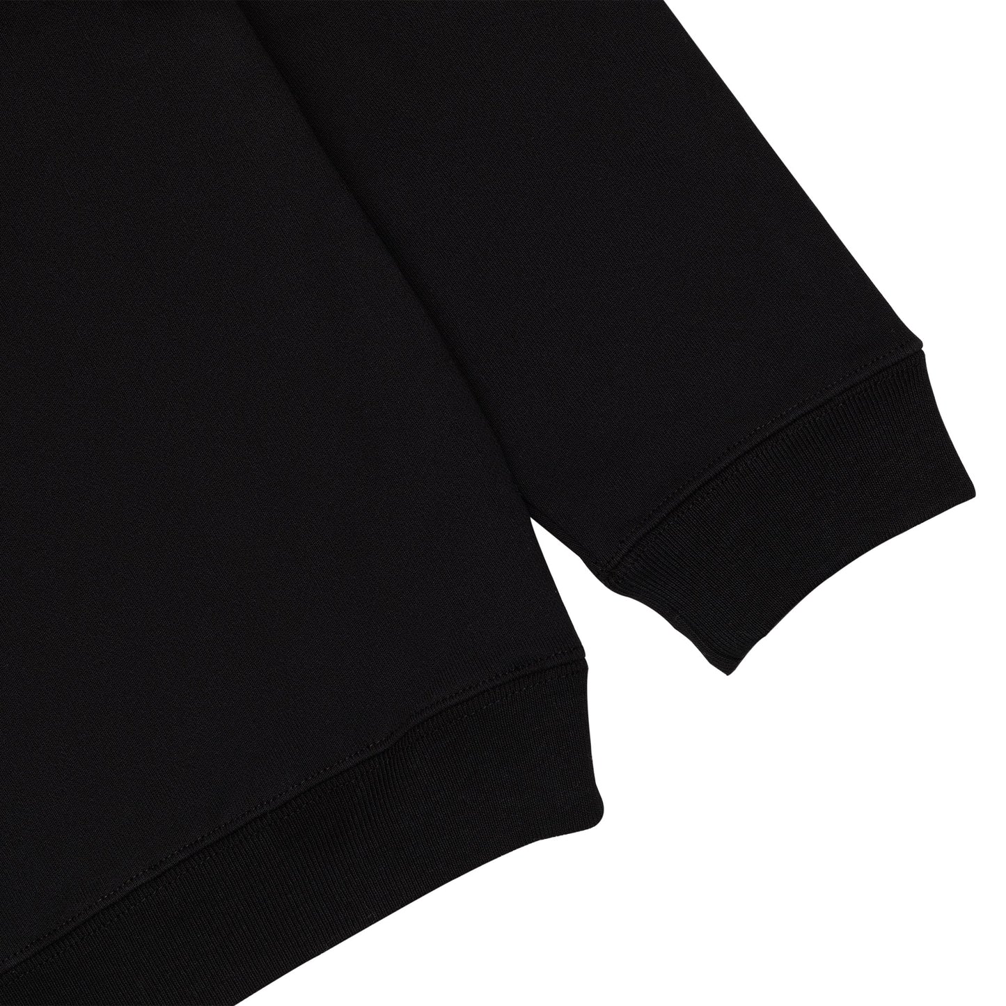 600 GSM 'Black' Fleece Crewneck