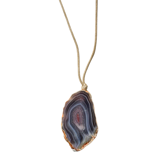 Botswana Agate Pendant Necklace