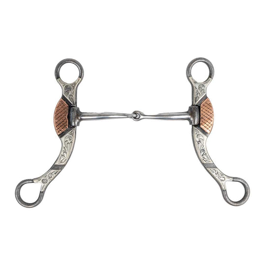 Aged Steel Long Shank Snaffle