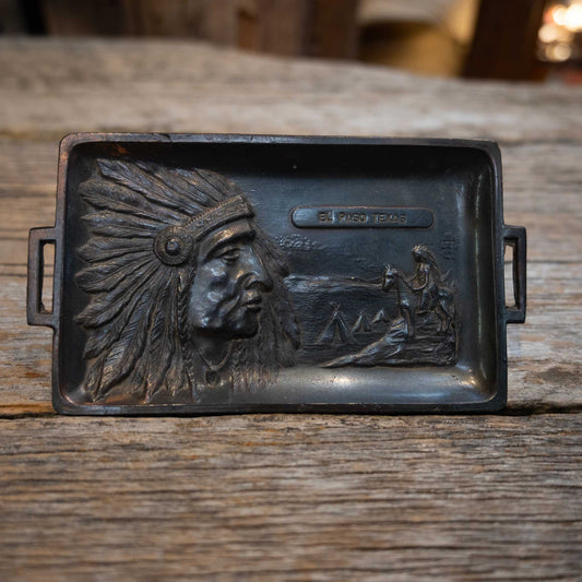 1940's 1950's Metal Business Card Tray