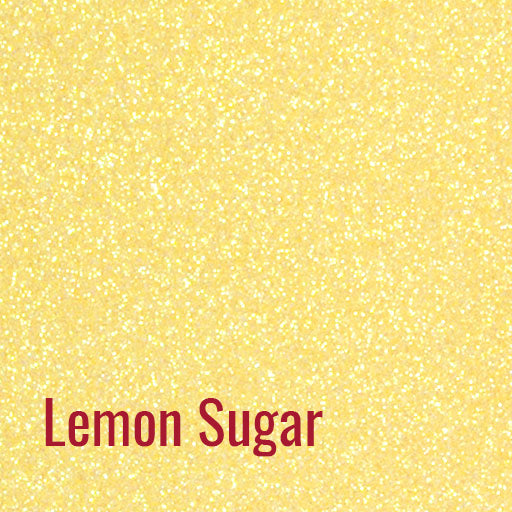 12" Lemon Sugar - Siser Glitter Heat Transfer Vinyl (HTV)