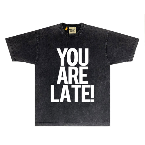 Gallery Dept T Shirts Tee Shirt Washed and Worn Short Sleeve T-shirt Blouse