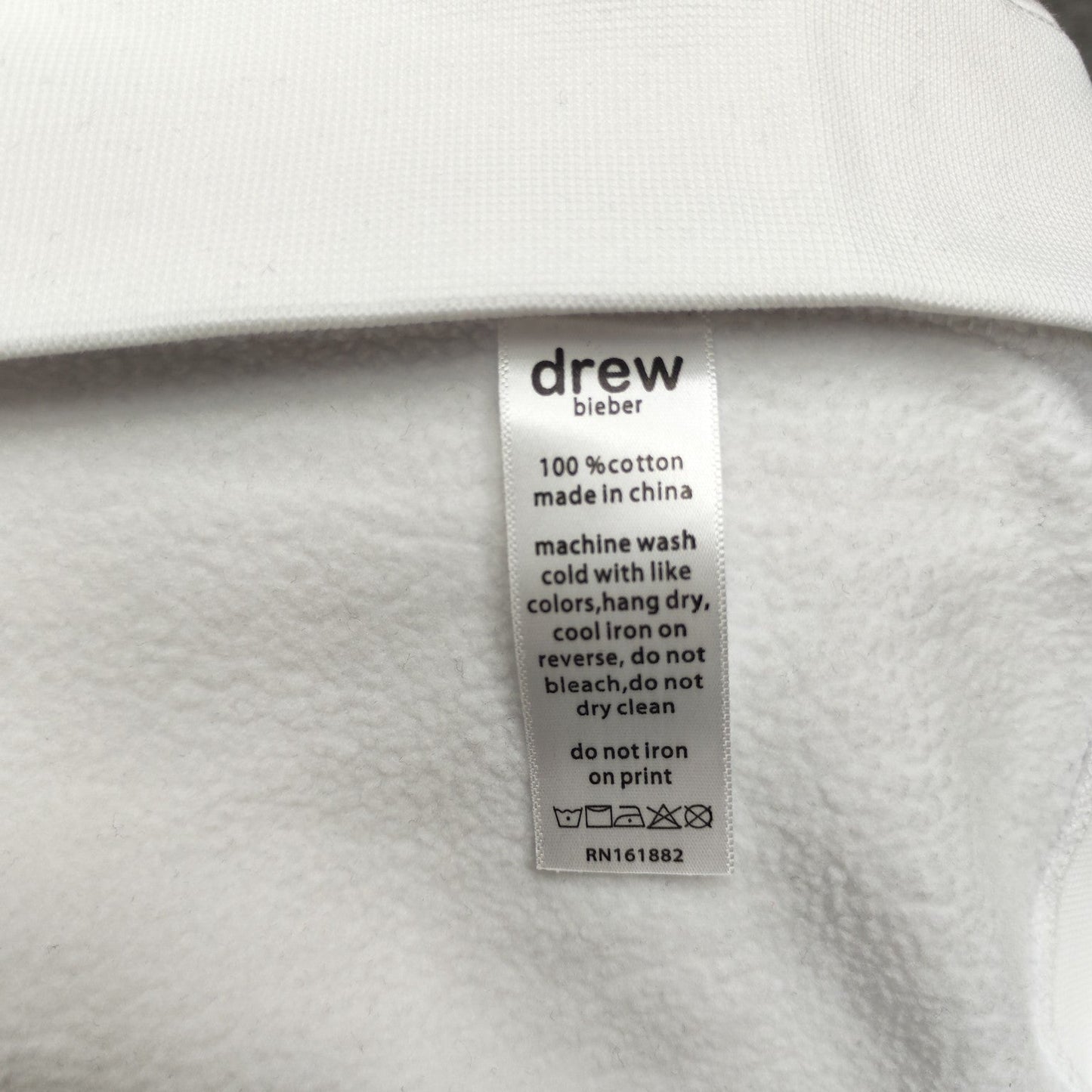 Drew House Sweatshirts Unisex Ice Cream Pattern Fleece Crew Neck Sweater