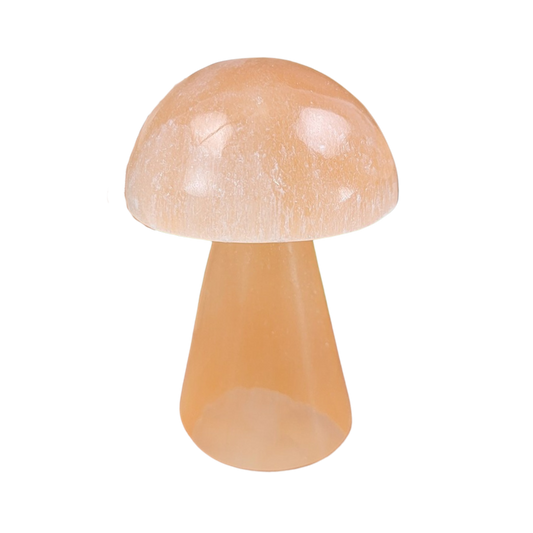 Orange Selenite Mushroom (Free Gift)