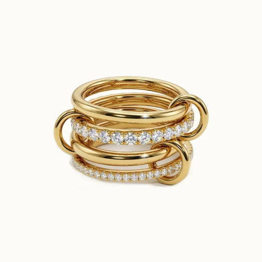 Becca Stacked Diamond Ring