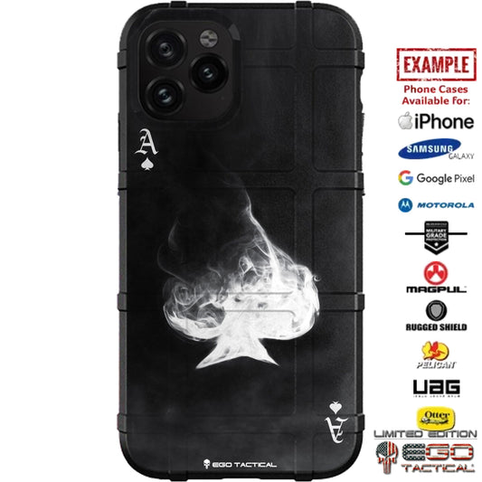 Smoking Aces / Ace of Spades Custom Printed Case Design for Apple, Samsung, Google & Motorola Phone Models