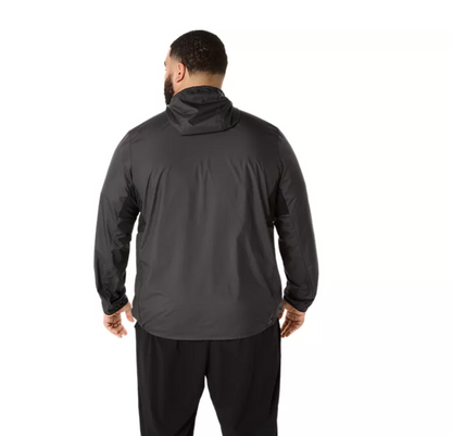 2025 Madison Marathon Official Finisher - ASICS Men's Silver Jacket Black (2011D235) (MM-11)