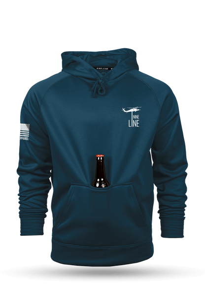 American Flag Schematic - Raglan Tailgater Hoodie