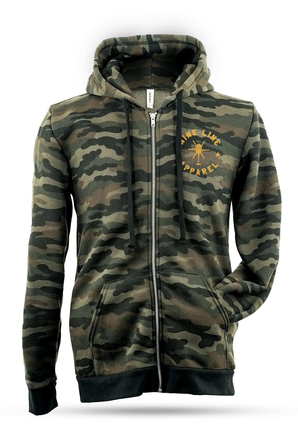 Camo Helo - Full Zip Hoodie