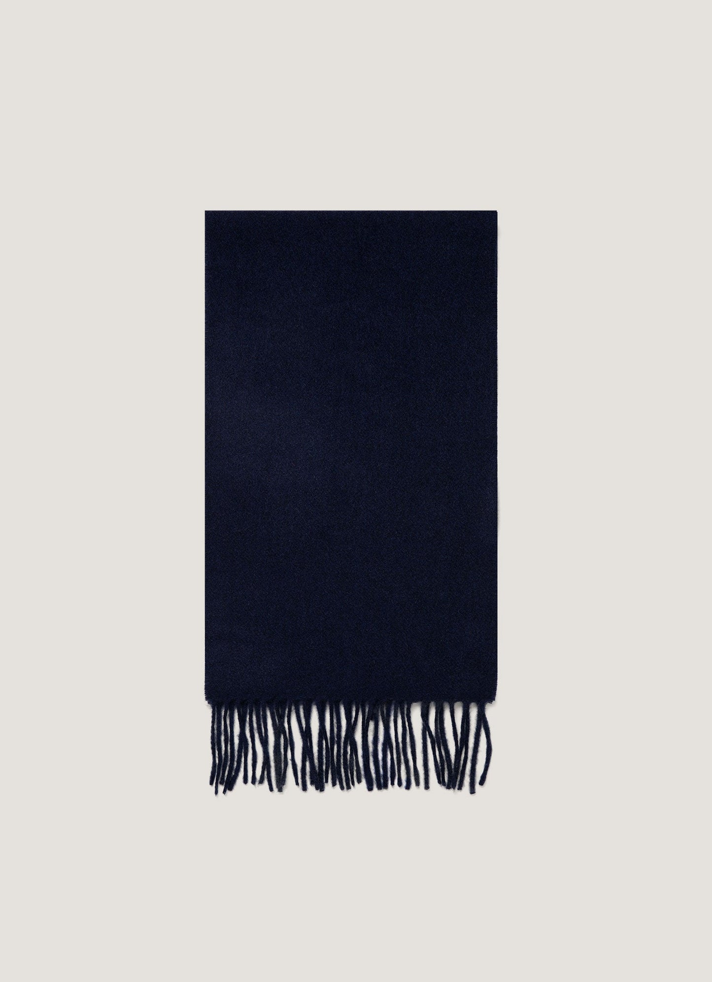 Cashmere Woven Scarf In Navy Asca9467 Buaa