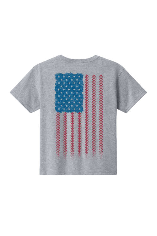 Baseball Flag - Youth Heavyweight Tee
