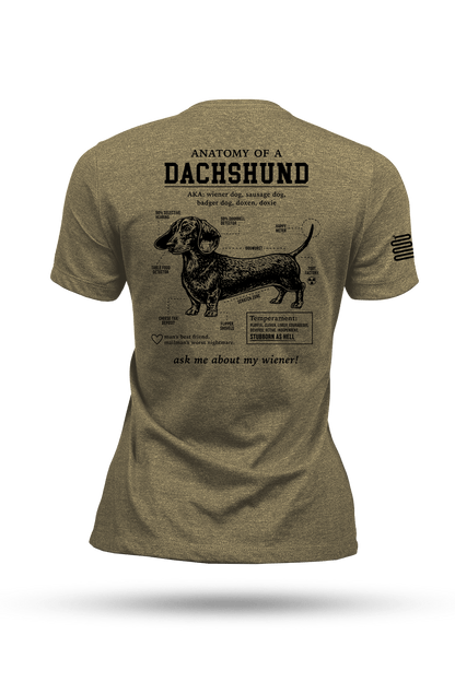 Dachshund Schematic - Women's T-Shirt
