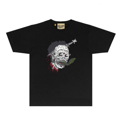 Gallery Dept T Shirt Retro Printed Loose Short-Sleeved Shirt