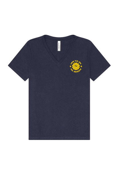 Have the Day U Deserve - Women's V-Neck T-shirt