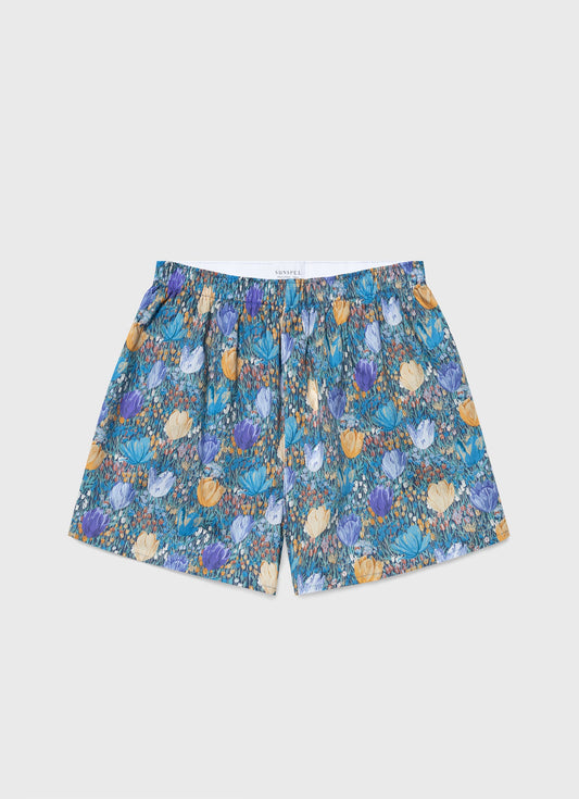 Mens Liberty Print Boxer Shorts In Liberty Tulip Mbox4701L Butk