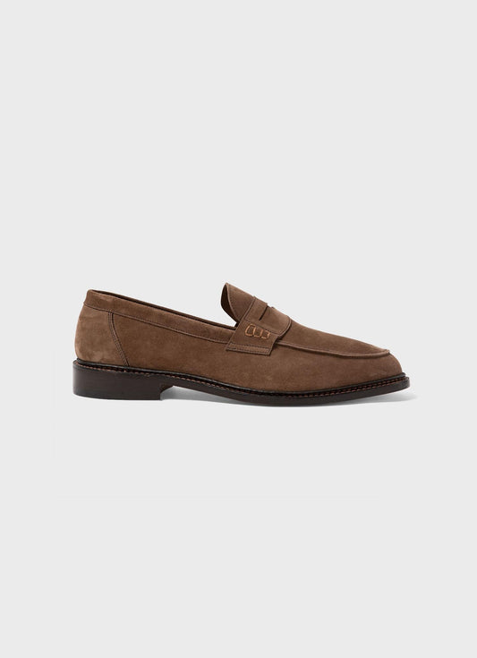 Suede Loafer In Light Brown