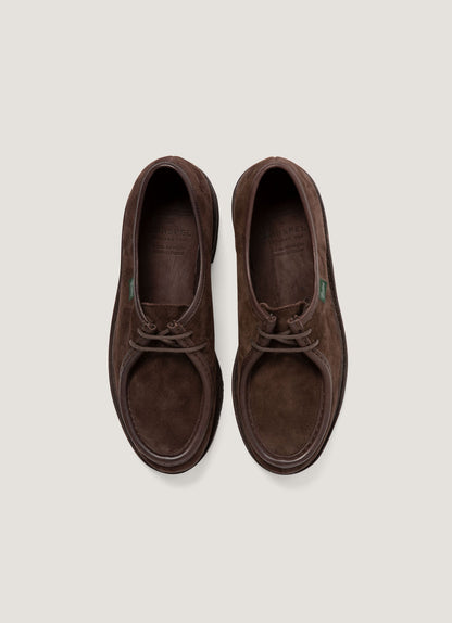 Paraboot Suede Micka Shoe In Brown Mftw9418 Brab