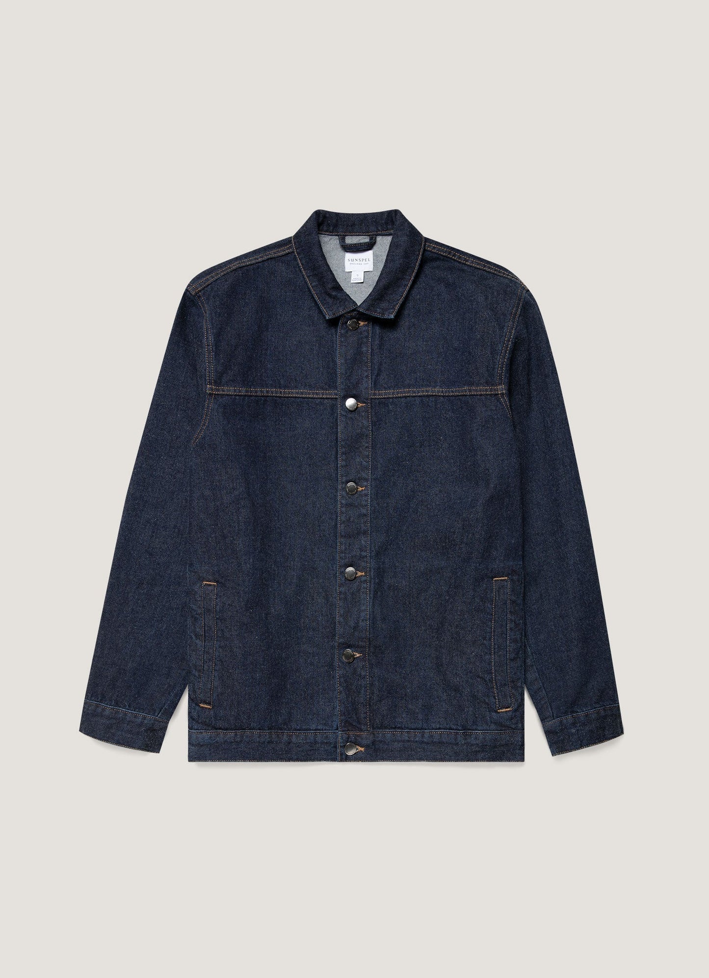 Men S Japanese Denim Jacket In Denim Rinse Wash Mjac7098 Bupc