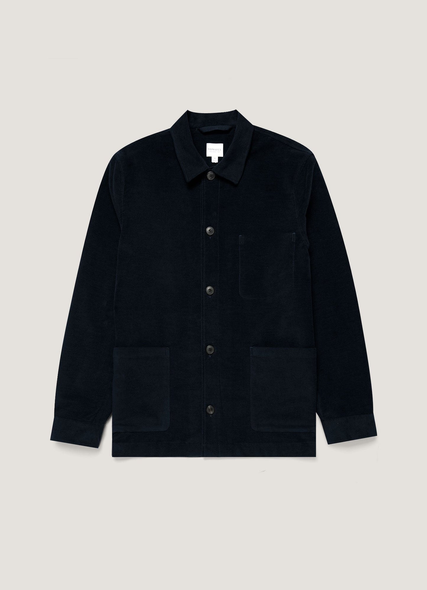 Mens Moleskin Twin Pocket Jacket In Navy Mjac7165 Buaa