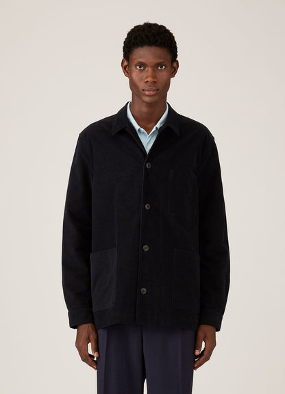 Mens Moleskin Twin Pocket Jacket In Navy Mjac7165 Buaa