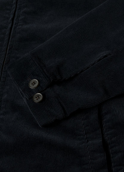Mens Corduroy Harrington Jacket In Navy Mjac7195 Buaa