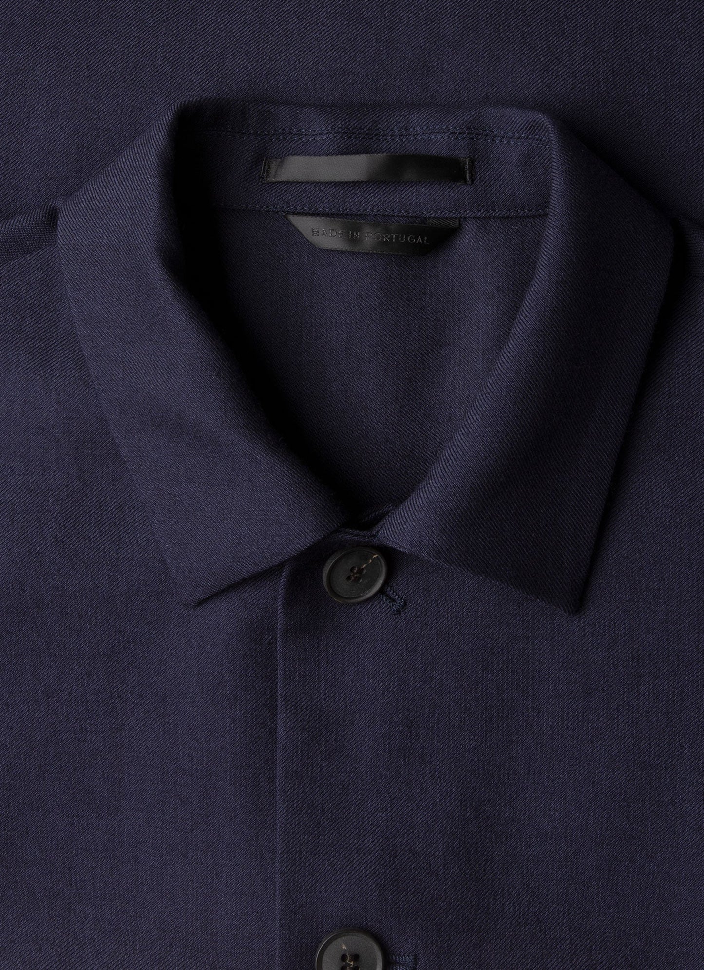 Mens Wool Twill Jacket In Navy Mjac7201 Buaa
